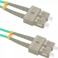 Qoltec Optinio pluošto kabelis SC/UPC - SC/UPC OM4 1m