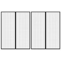 Tinkleliai nuo vabzdžių durims, 2vnt., juodi, 230x160cm