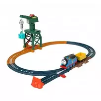Fisher Price Thomas and Friends trasos rinkinys su motorizuotu garvežiuku