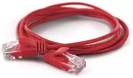 Wantec Wantec 7271 U/UTP (UTP) raudonas 1 m Cat6a tinklo kabelis (7271)