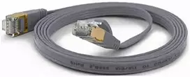 Wantec Wantec žymi CAT6A FTP Lankstinukas - 0,25 m - 6A kat. - F / UTP (FTP) - RJ-45 - RJ-45 - Gray (7073)