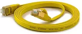 Wantec Wantec žymi CAT6A FTP Lankstinukas - 0.2 m - 6A kat. - F / UTP (FTP) - RJ- 45 - RJ- 45 - geltona (7058)