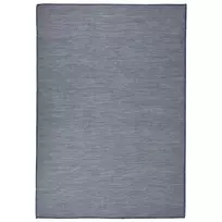 Lauko kilimėlis, mėlynos spalvos, 160x230cm, plokščio pynimo