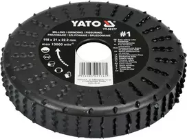 Yato Toya Sa Poland Diskas / freza medžiui | 118 mm / 21 mm (YT-59177)