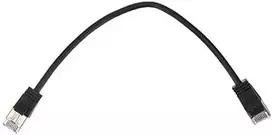 Wantec Wantec Extra dünnesCat.7 RohCable SSTP Komutacinis kabelis - 0,2 m - Cat.7 RohCable - S/FTP (S- STP) - RJ- 45 - RJ- 45 - juodas (7198)