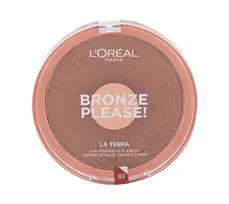 L'Oreal Paris Bronze Please! Kompaktinė pudra 03 Medium Caramel, 18 g