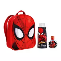 Marvel Air-Val Spider-Man rinkinys vaikams (kuprinė + EDT, 50 ml + dušo želė, 300 ml)