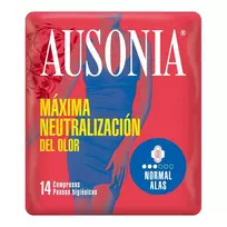 "Ausonia Normal" higieniniai įklotai su sparneliais 14 vienetų