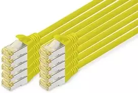 Digitus Kabelis krosowy CAT 6A, S/FTP, 2m, 10 vnt, geltona (DK-1644-A-020-Y-10)