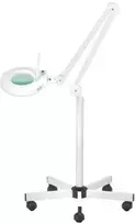 Activeshop Kosmetologinė lempa LED su lupa ir stovu 5D 22W Baltas