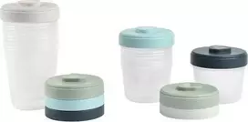 BEABA SUJUNGIAMI MAISTO LAIKYMO INDELIAI, 4X250, 4X150 ML