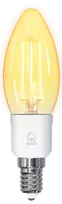 DELTACO SMART HOME LED kaitrinė lempa, E27, WiFI 2.4GHz, 4.5W, 400lm, pritemdoma, 1800K-6500K, 220-240V, SH-LFE14C35