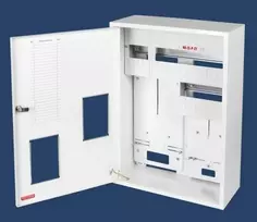 Karwasz RU-2L-P-27 Z/O Paviršiaus/praplovimo matuoklio spintelė (universali) 2 metrų, 1 ir 3 fazių, 27 IP30 moduliai RU-2L-P-27 Z/O