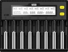 Įkroviklis Newell Smart C8 skirtas NiMH / Li-Ion baterijoms