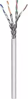 MicroConnect S/FTP CAT6 100m Balta, PVC