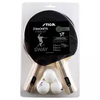 Stiga Sway stalo teniso raketė 2 raketės 3 kamuoliai