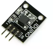 Openplatform Temperatūros jutiklis DS18B20 - juodas modulis - Iduino SE042