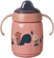 TOMMEE TIPPEE 300 ml 6+ mėn. WEANING SIPPEE puodelis – gertuvė, rožinė