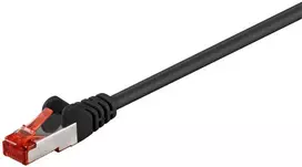 Goobay Kabelis LAN Patchcord CAT 6 S/FTP LSZH Juodas 0,25m