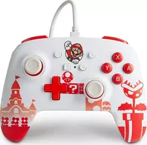 Power A PowerA Mario Raudona/Baltas laidinis valdiklis skirtas Nintendo Switch