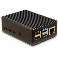 Inter-Tech ODS-716 dėklas, skirtas Raspberry Pi 4B, juodas, skirtas Raspberry Pi 4 Modell B