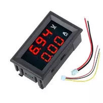 Oem Voltmetras ir ampermetras 0-100V - 50A - 0.28' Raudonas/Raudonas - korpuse