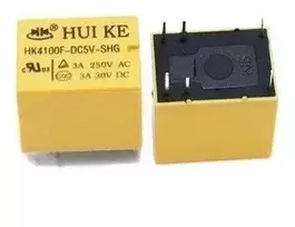 Oem Relė 5V - HK4100F-DC5V-SHG - Kontaktai 250VAC 3A - 30VDC 3A