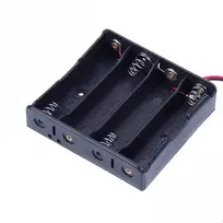 Oem Akumuliatoriaus laikiklis 4x18650 3.7V Li-Ion - laikiklis akumuliatoriams (elementams) su laidais