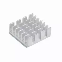 Oem Ekstruzinio aliuminio radiatorius - 14x14x6mm sidabrinis - aušinimo radiatorius