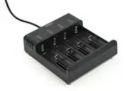 Gembird ENERGENIE BC-USB-02 Ni-MH + Li-ion Fast Baterija Charger juodas