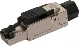 Solarix SOLARIX SXRJ45-6A-STP-BK-SA modulinis kištukas 8p8c CAT6 UTP susuktas