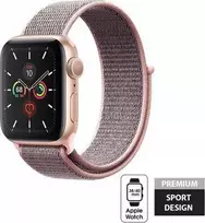 „Crong Nylon“ – sportinis dirželis „Apple Watch 38/40/41/42 mm“ (šviesiai raudonas)