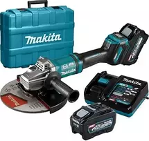 Makita kampinis šlifuoklis GA038GT201, 40V XGT, 2x5.0Ah 230mm