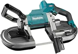 Makita PB002GZ Akumuliatorinis juostinis pjūklas XGT, 127x127 mm, bešepetėlinis variklis, XPT, Be akumuliatorių ir kroviklio!