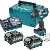 MAKITA Smūginis veržliasukis 1/2" 40V XGT TW008GM201 750Nm 2x4,0Ah ZAPADKA …