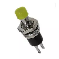 Oem Momentinis mygtukas PBS-110 - geltonas - 250V-1A/125V-3A - 7mm - apvalus