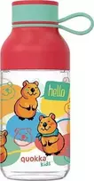 „Quokka Ice Kids“ su dirželiu - „Ecozen Vanduo“ gertuvė 430 ml su dirželiu (Happy Quokka)