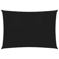 Uždanga nuo saulės, juodos spalvos, 2,5x4m, HDPE, 160g/m²