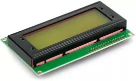 LCD ekranas 4x20 simbolių žalias - justPi