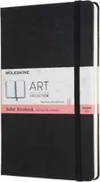 Moleskine MOLESKIE pastabos L (13x21cm) Menas Kulka taškai, hardcover, 160 puslapių, juoda