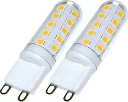 Trio G9 LED lempa, 3000 K, 300 lm, pakuotėje 2, reguliuojamas