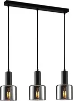 Italux Pakabinamas šviestuvas Santia PND-65342-3-BK+SG