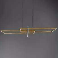 Pakabinamas šviestuvas Pakabinamas LED šviestuvas TRIO SALINAS, 34W, max 4200lm, 3000K, dimeriuojamas, 100x40xh150 cm