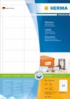 Herma Premium etiketės A4, baltas, matinis popierius, 2400 vnt (4670)