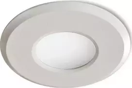 Azzardo Oscar AZ1714 GM2117-WH Oczko lubų lempa įleidžiamas šviestuvas 1X50W GU10/ G5.3 IP44 baltas