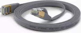 Wantec Wantec žymi CAT6A FTP Lankstinukas - 1,5 m - 6A kat. - F / UTP (FTP) - RJ- 45 - RJ- 45 - pilka (7076)