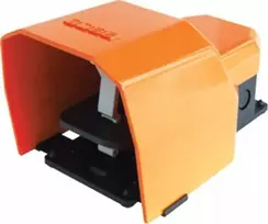 Emas Kojinis jungiklis su metaliniu dangteliu 1NO+1NC oranžinis T0-PDKS11BX10T