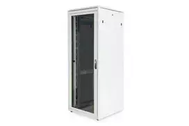 Assmann Electronic DIGITUS Tinklo spinta 19inch 42U pilkas 8/8 H2053mmxB800mmxT800mm su stiklinėmis durelėmis įsk. 28xSreew-Set iki 600KG