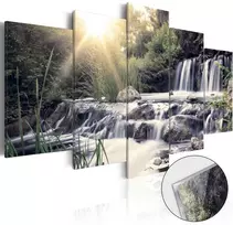 Artgeist Akrilo stiklo paveikslas - Waterfall of Dreams