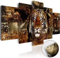 Artgeist Akrilo stiklo paveikslas - Golden Jungle